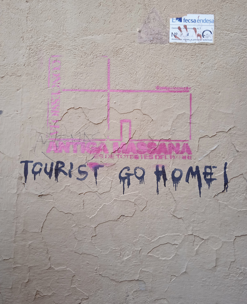 Anti-Tourism Graffiti